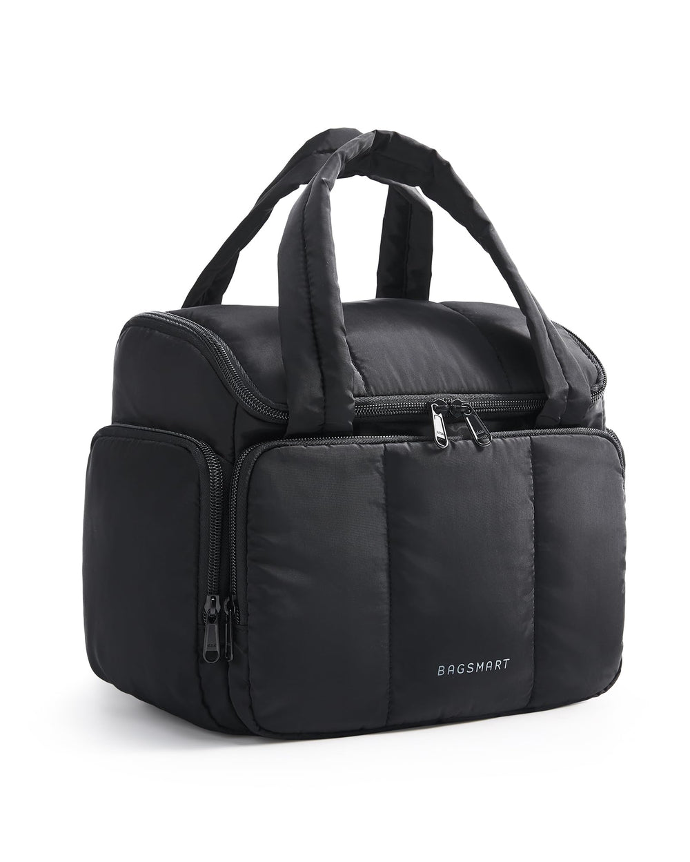 BAGSMART Travel Toiletry Bag front view showing organized compartments