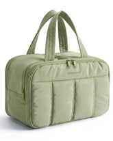 BAGSMART travel toiletry bag with handle for easy carrying