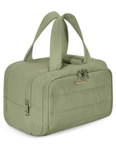 BAGSMART Travel Toiletry Bag with large opening for quick access to cosmetics