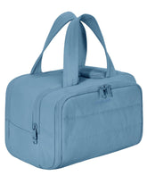 BAGSMART Travel Toiletry Bag Puffy front view shows large capacity for essentials