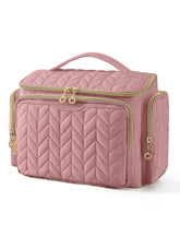 BAGSMART travel toiletry bag with wide opening for quick access to items
