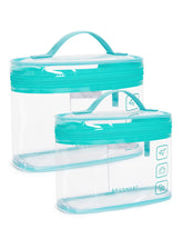 BAGSMART TSA-approved toiletry bag with 180-degree opening for quick access.