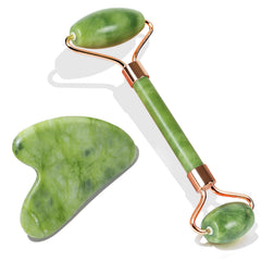 BAIMEI IcyMe jade face roller close-up for soothing facial massage and de-puffing.
