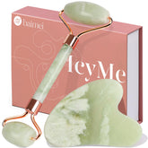 BAIMEI IcyMe Jade Roller closeup with smooth glide and cooling sensation