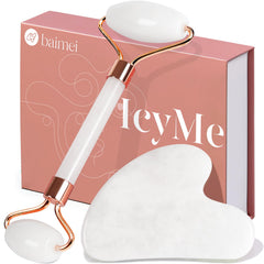 Baimei IcyMe jade roller for cooling facial massage and puffiness relief