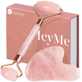 BAIMEI IcyMe jade roller with rose quartz for refreshed, lifted skin
