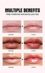 BAISEN DIARY Aceite para labios ofrece acabado brillante sin grasa.