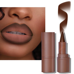 BAISEN DIARY gradient lip liner and lipstick in Coffee Bean with cone tip for precise contour.