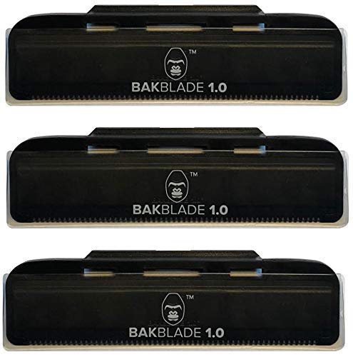 BaKblade 1.0 refill cartridge with 4-inch blades for smooth, quick shaving.