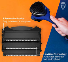 Replaceable blade cartridges enable a smooth glide with BAKBLADE 2.0 ELITE PLUS.