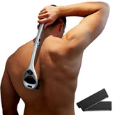 BaKblade 2.0 SilverBak back shaver front view for quick, comfortable grooming.