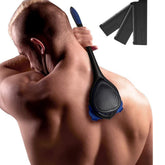 baKblade 3.0 back shaver with 23-inch handle enables easy back access
