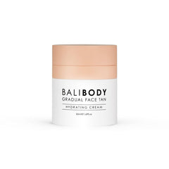 Bali Body gradual face tan packaging highlights vegan, Australian-made formula.