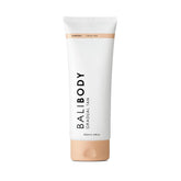 Bali Body Gradual Tan bottle demonstrates smooth, buildable color development for dry skin.