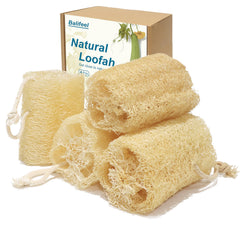 Balifeel organic loofah sponge with gentle exfoliation for smooth skin.