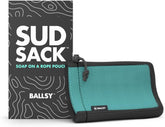 Ballsy Handy Shower Tool with suds sack soap pouch for secure grip and richer lather