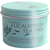 BALM OF GILEAD foot cream bottle with tea tree and eucalyptus delivers refreshing hydration.