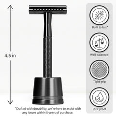 Bambaw five safety razor blades for sharp, reliable shaves