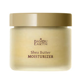 BAMBU EARTH Shea Butter Face Moisturizer jar closeup for deep hydration