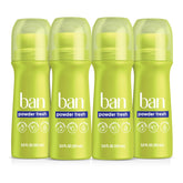 Ban Invisible desodorante en botella con aroma polvo fresco para uso diario
