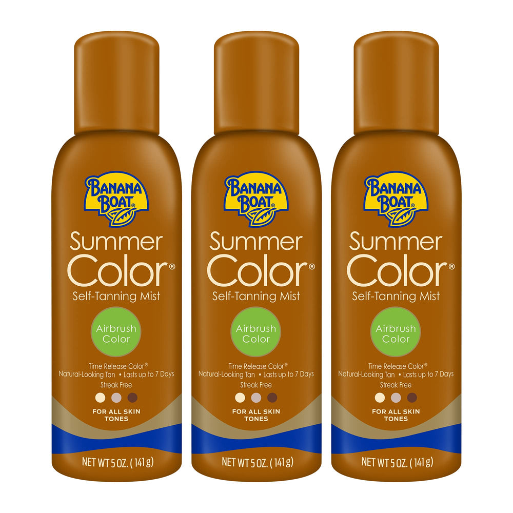 Banana Boat Autobronceador: pulverizador-aire para tono natural y uniforme.