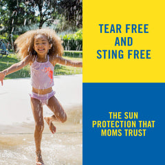 Banana Boat Sport Kids sunscreen stick applying on child’s skin during play