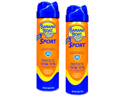 Banana Boat Sport SPF 30 1.8oz bottle ready for on-the-go cooling and protection.