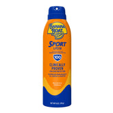 Banana Boat Sport Ultra Clear Spray protegiendo la piel en el frente con SPF 100