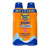 Banana Boat Sport Ultra Cool Zone spray bottle ready for outdoor protection
