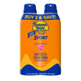 Banana Boat Sport Ultra protector solar en aerosol, frontal, aplicación rápida para actividades al aire libre
