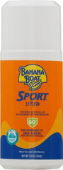 Banana Boat Sport Ultra Roll-On applicator close-up for smooth, mess-free application
