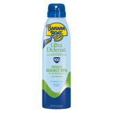 Banana Boat Ultra Defense spray 100 SPF en bote de 6oz para playa.