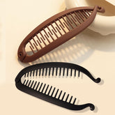 Clip banana: par de clips pequeños para recogido rápido y con estilo.