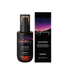 Bananal 2-en-1 Aceite Perfume para Cabello, botella, aroma suave para uso diario.