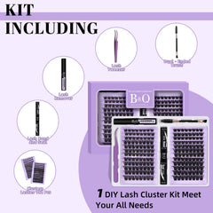 BandQaugen 8-18 mixed length clusters for versatile looks