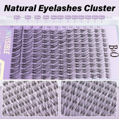 B&Qaugen Flora Lash Clusters bond and seal for secure wear.