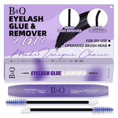 B&Qaugen lash bond brush wide head enables even coverage.