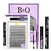BandQaugen lash clusters 280-tray for at-home application with natural-looking results.