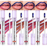 BANGFENG 4Pcs Peel Off Lip Liner Stain: color intenso y resistencia a la transferencia.