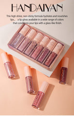 Bangfeng labios-oil conjunto-color-natural: color suave que realza la belleza natural.