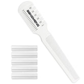 BANGMENG hair cutter comb front view with dual blades for thinning hair