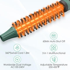 BangMENG anti-scald bristles protect skin during styling.