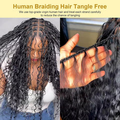 Bangxunk bleached-ready bulk braiding hair with easy dye options