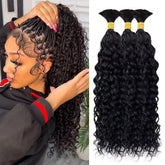 Bangxunk water wave bulk braiding hair pack for versatile boho styles
