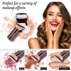 Banidy brush in purse demonstrates travel-friendly design.