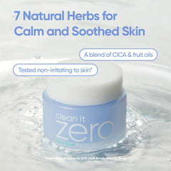 BANILA CO Clean It Zero Calming Cleansing Balm spatula-use shot for precise application