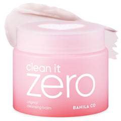 BANILA CO Clean It Zero Heart Edition balm jar showcasing rich hydration and gentle cleansing