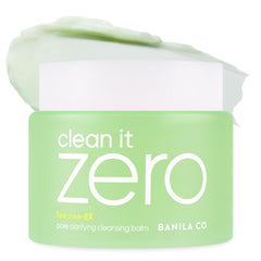 Banila Co Clean It Zero jar showing the cleansing balm for gentle makeup removal.