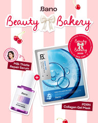 Aplicación de la mascarilla gel Bano PDRN en piel para hidratación profunda.