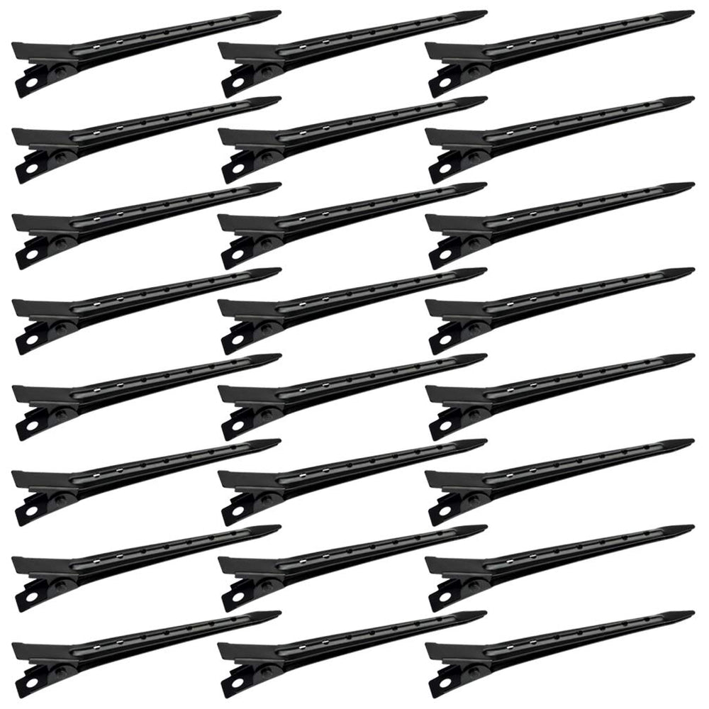 Bantoye duck bill clip closeup in black; durable rustproof metal.